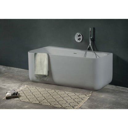 Baignoire demi-îlot Xenz Cindy 155 cm – Destockage neuf prix cassé Réf 7039-06