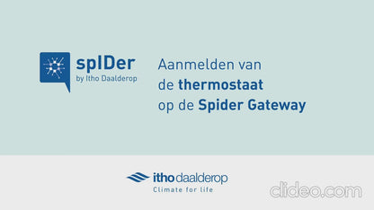 Itho Daalderop Spider Connect — Thermostat intelligent WiFi (Réf. 03-00066)